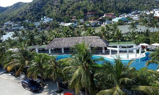 Một điểm du lịch vắng hoe khách ở Nha Trang, Khánh Hòa.