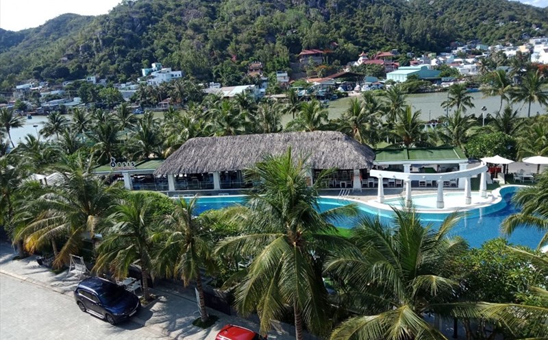 Một điểm du lịch vắng hoe khách ở Nha Trang, Khánh Hòa.