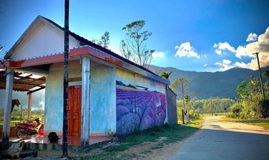 Làng bích họa ở Thôn Thọ An, xã Bình An, huyện Bình Sơn, tỉnh Quảng Ngãi.