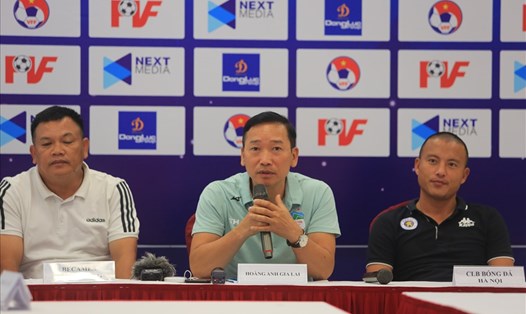 U17 Hà Nội đối đầu với U17 Hoàng Anh Gia Lai tại vòng chung kết U17 Cúp quốc gia 2020. Ảnh: Đông Đông