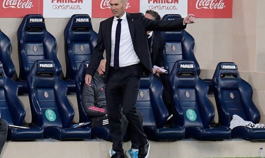 HLV Zidane đang phải đau đầu về “bài toán” nhân sự của Real Madrid. Ảnh: AFP