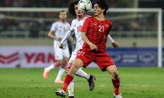 Đội tuyển Việt Nam tại Vòng loại World Cup 2022. Ảnh: Sơn Tùng