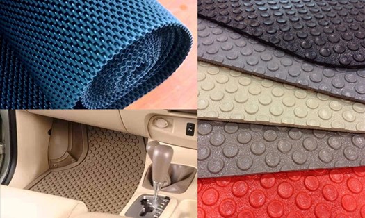 Có 5 loại thảm lót sàn ô tô bằng cao su. Đồ họa: Trang Thiều