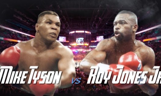 Lịch thi đấu trận quyền anh giữa Mike Tyson vs Roy Jones Jr. Ảnh NH