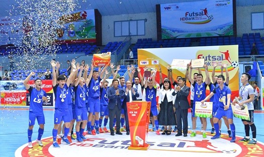 Thái Sơn Nam vô địch Giải Futsal HDBank Cúp quốc gia 2020. Ảnh: VFF