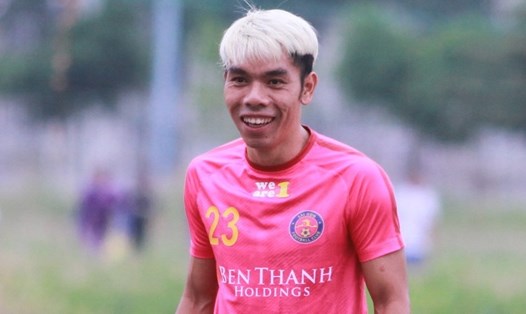 Cao Văn Triền lần đầu được triệu tập lên đội tuyển Việt Nam. Ảnh: Thanh Vũ
