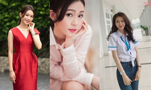 Vẻ đẹp của cô gái được yêu thích nhất Hoa hậu Việt Nam 2020. Ảnh: SV