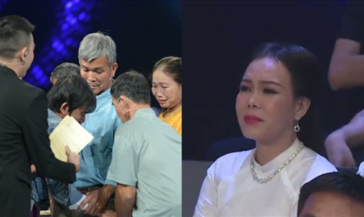 Việt Hương khóc nghẹn ngào vì cuộc đoàn tụ sau 45 năm tại Như chưa hề có cuộc chia ly số 135. Ảnh: CTCC