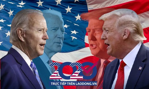 Cuộc chạy đua bầu cử Tổng thống Mỹ 2020 sắp đi vào hồi kết. Ảnh: Văn Thắng/AFP