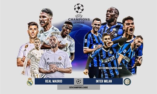 Real Madrid và Inter Milan đều muốn giành chiến thắng để cải thiện thứ hạng tại bảng B Champions League 2020-2021. Ảnh: Best Wallpaper.