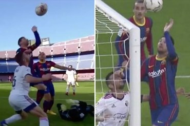 Messi suýt tái hiện bàn thắng tương tự Maradona