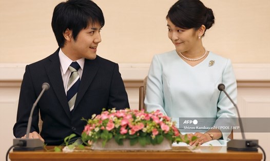 Đám cưới của Công chúa Nhật Bản Mako và bạn trai thời đại học là Kei Komuro đã bị hoãn 2 năm. Ảnh: AFP.