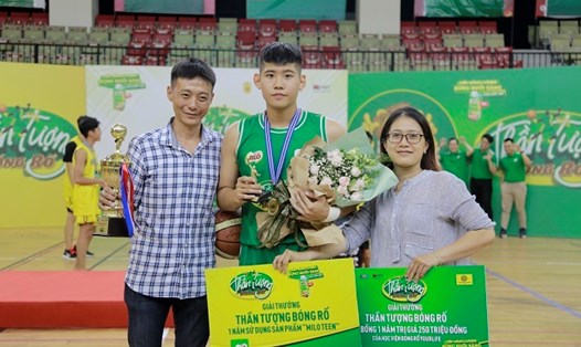 Lâm Thế Kiệt, quán quân Thần tượng bóng rổ 2020. Ảnh: CTCC