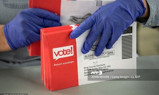 Một thẩm phán Mỹ yêu cầu cơ quan Dịch vụ Bưu chính kiểm tra các phiếu bầu qua thư bị chậm trễ tại các đơn vị xử lý thư. Ảnh: AFP