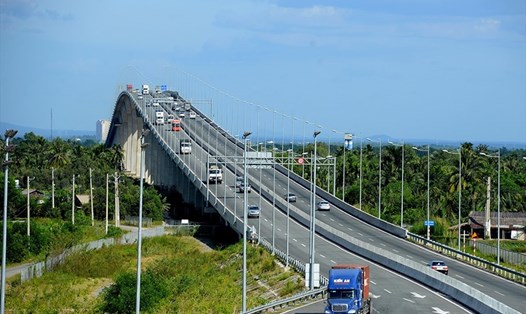 Cầu Long Thành trên tuyến cao tốc TPHCM - Long Thành - Dầu Giây.  Ảnh: Minh Quân