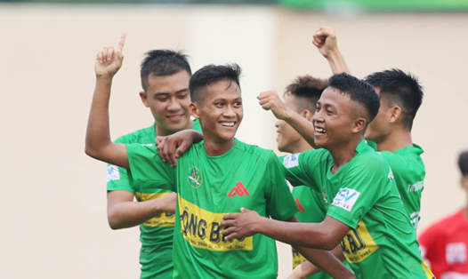 Đội bóng của ĐH Nông Lâm TPHCM có khởi đầu thuận lợi tại SV-League 2020. Ảnh: Đ.Đ.