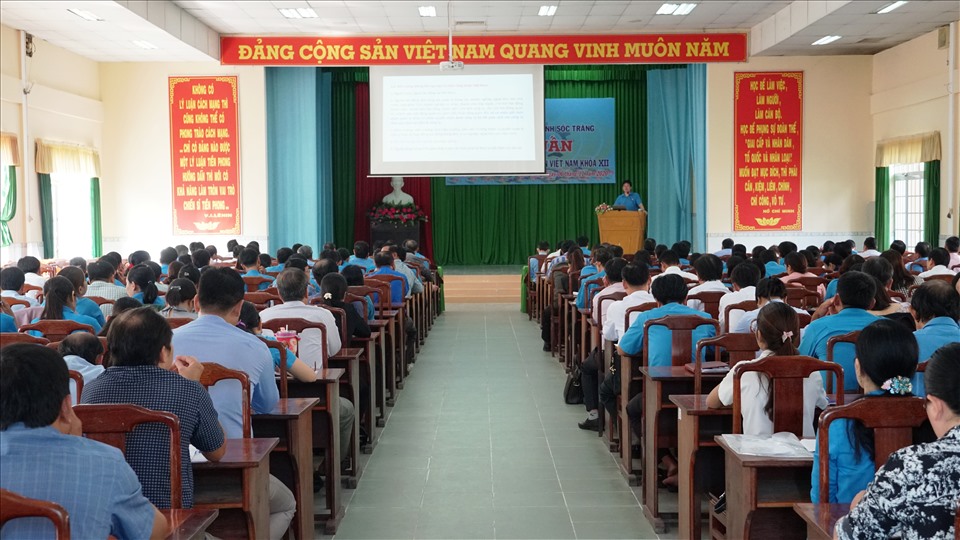 Quang cảnh Hội nghị tập huấn. Ảnh: Anh Khoa