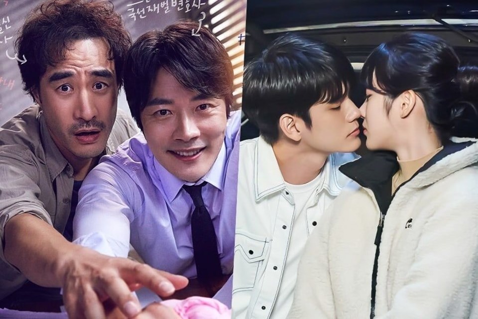 “Delayed Justice” do Kwon Sang Woo đóng chính và "More Than Friends" của Ong Seung Wu, Shin Ye Eun có rating tốt. Ảnh poster, cắt phim.