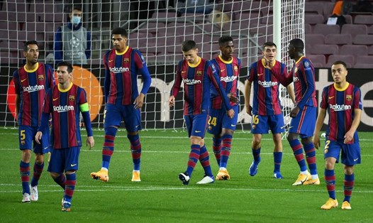 Barca thắng mà vẫn lo ngay ngáy. Ảnh: AFP