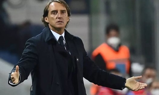 Huấn luyện viên đội tuyển Italia, Roberto Mancini, sẽ phải cách ly ít nhất 1 tuần. Ảnh: AFP