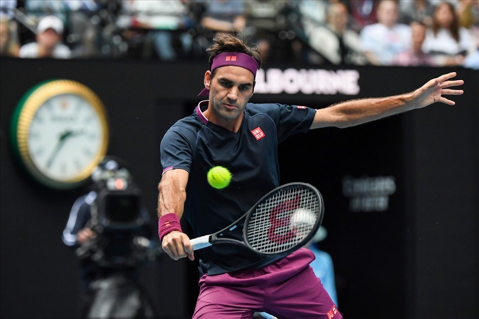 Giải đấu gần đây nhất Roger Federer tham dự là Australia mở rộng. Ảnh: AFP
