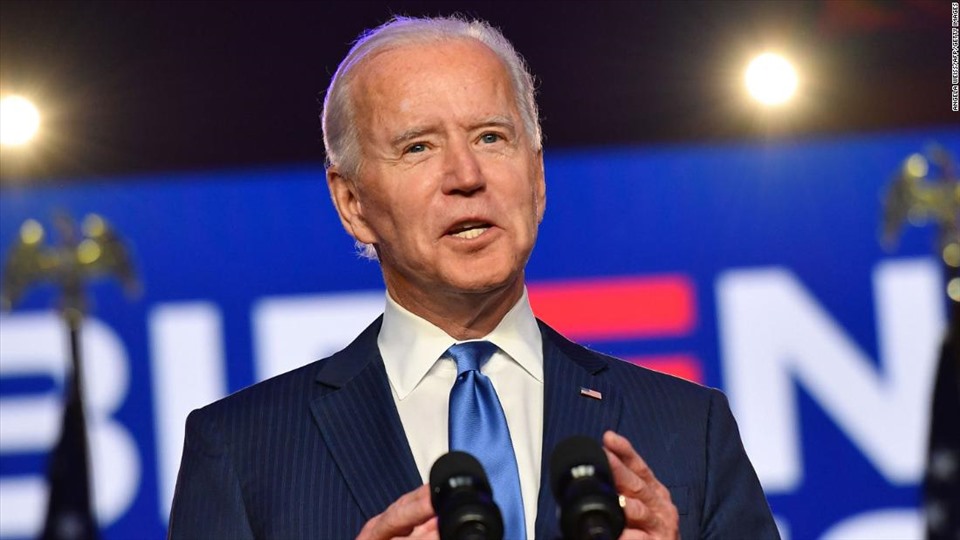 Ông Joe Biden đắc cử Tổng thống Mỹ thứ 46. Ảnh: AFP