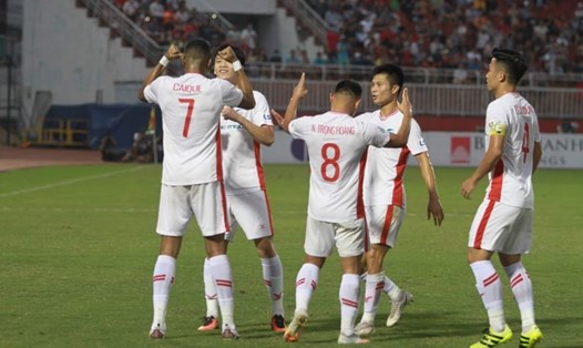 Viettel giành chiến thắng trước Sài Gòn để đăng quang ngôi vô địch V.League 2020. Ảnh: Thanh Vũ.