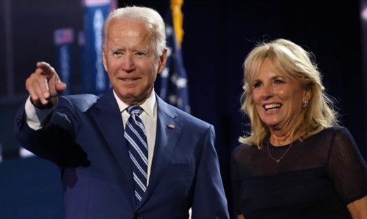 Vợ chồng ông Joe Biden và bà Jill Biden. Ảnh: AFP