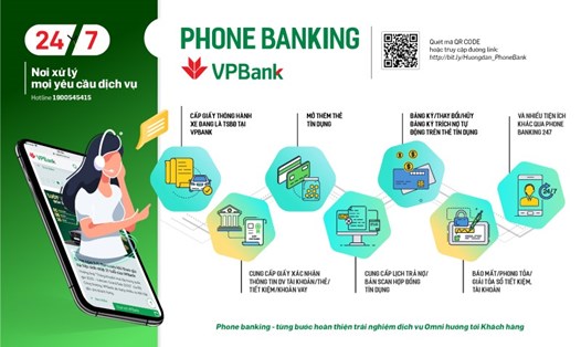 Phone banking – Nơi xử lý mọi yêu cầu dịch vụ của VPBank. Ảnh: VPBank
