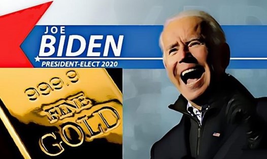 Ông Joe Biden đắc cử tác động đến giá vàng. Ảnh: See News