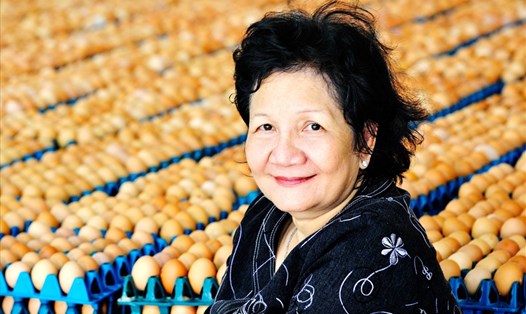 Chân dung nữ doanh nhân Phạm Thị Huân - Tổng Giám đốc Công ty Cổ phần Ba Huân. Ảnh: NVCC