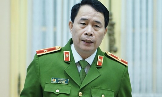Thiếu tướng Lê Quốc Hùng, Thứ trưởng Bộ Công an. Ảnh: Gia Hân
