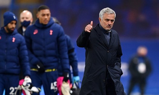 Jose Mourinho và Tottenham xuất sắc vượt qua bảng J Europa League. Ảnh: AFP