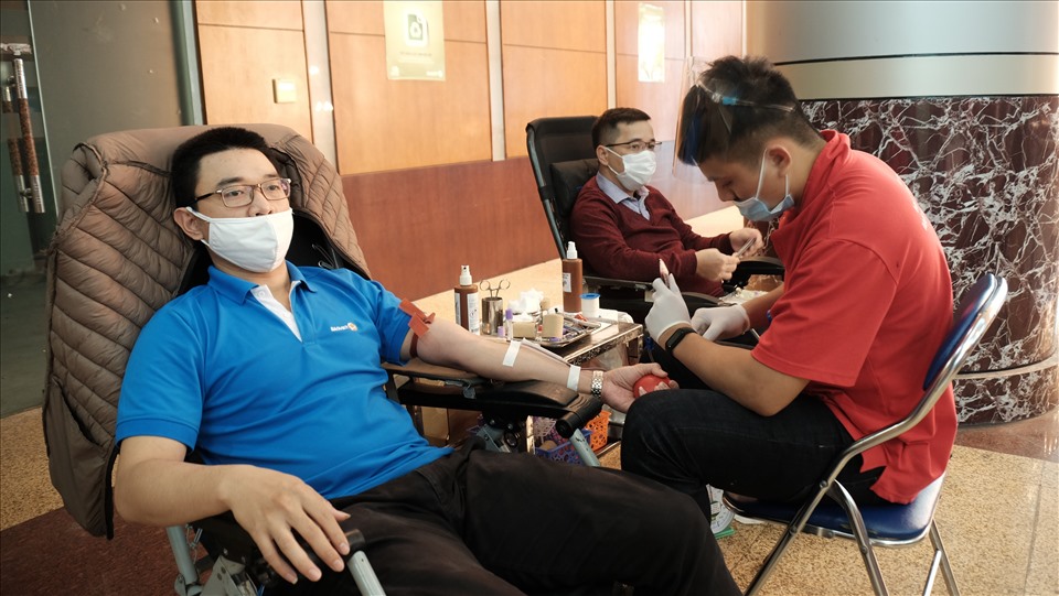Chỉ trong một ngày, chương trình đã đóng góp được 300 đơn vị máu.