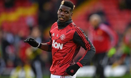 Paul Pogba khẳng định chắc chắn ở lại Man United và chiến đấu vì câu lạc bộ. Ảnh: AFP