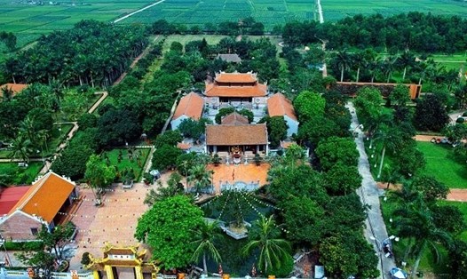 Di tích quốc gia đặc biệt Đền thờ Nguyễn Bỉnh Khiêm. Ảnh: Trung Kiên – ANHP