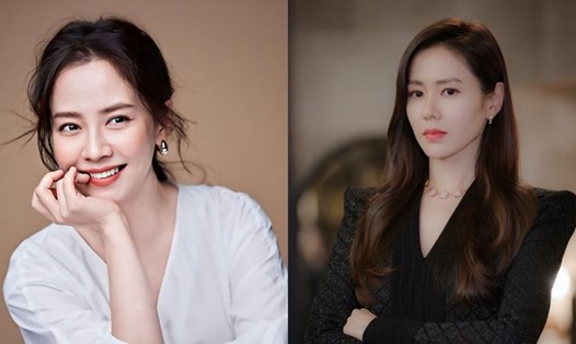 Song Ji Hyo và Son Ye Jin là 2 sao nữ đình đám của Hàn Quốc nổi tiếng với loạt tác phẩm 18+. Ảnh: Instagram NV, cắt phim.