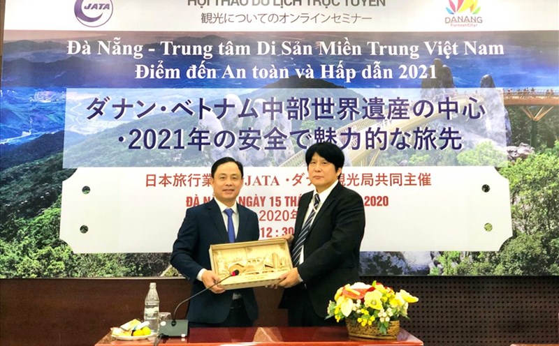 Đà Nẵng hội thảo trực tuyến giới thiệu du lịch với Nhật Bản. Ảnh: Sở Du lịch Đà Nẵng