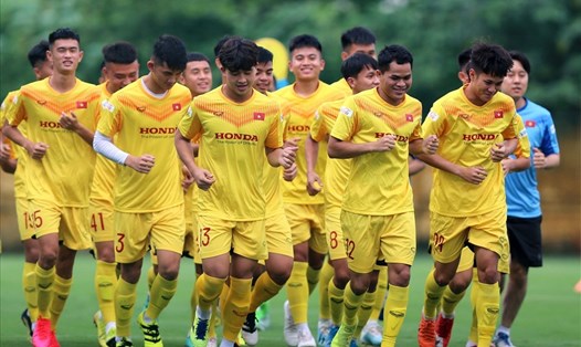 U22 Việt Nam sẽ đá giao hữu với đội tuyển Việt Nam. Ảnh: Hải Đăng