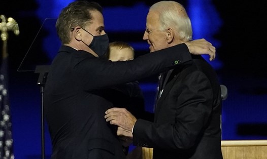 Cha con Tổng thống đắc cử Joe Biden - Hunter Biden. Ảnh: AFP.