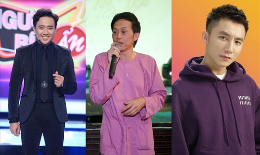 Trấn Thành, Hoài Linh và Sơn Tùng M-TP là những ngôi sao có lượng fan trên mạng xã hội đông đảo. Ảnh: NSCC.