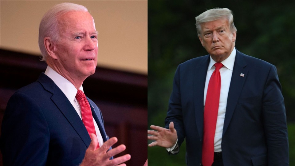Ông Joe Biden và Donald Trump. Ảnh: AFP