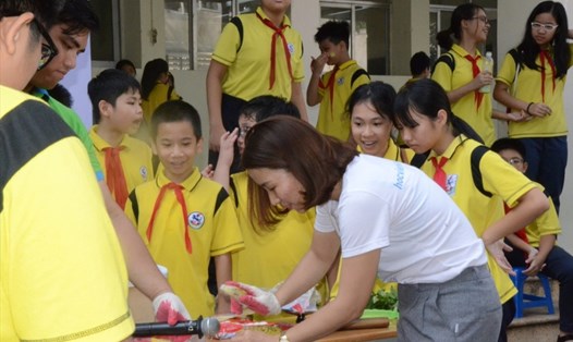 Học sinh tham gia hội trại ngoại khoá. Ảnh minh hoạ: Huyên Nguyễn
