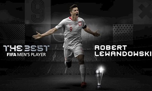 Lewandowski giành giải The Best. Ảnh: FIFA