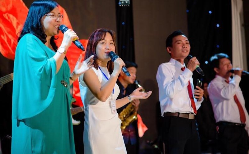 Bác sĩ, nghệ sĩ Đà Nẵng “đi hát” góp 12.000 dĩa cơm cho bệnh nhân nghèo. Ảnh: T.T