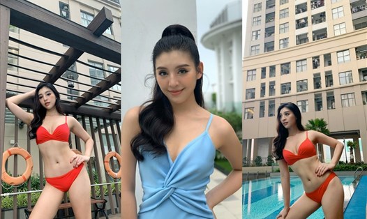 Người đẹp Áo dài của Hoa hậu Việt Nam 2018 có nhiều thay đổi về ngoại hình sau 2 năm. Ảnh: NVCC.