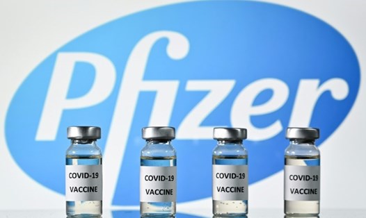 Vaccine COVID-19 của Pfizer. Ảnh: AFP