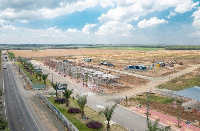 Thị trường bất động sản Long Thành tăng nhiệt. Ảnh minh họa: Hải An.