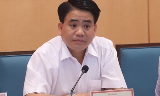 Cựu Chủ tịch UBND TP Hà Nội, ông Nguyễn Đức Chung. Ảnh: LĐO.