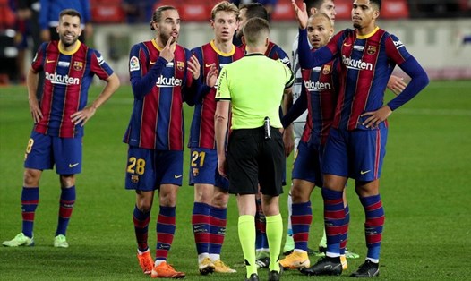 Kiểm soát bóng vượt trội nhưng những thời điểm không tập trung đã khiến Barcelona mất điểm. Ảnh: AFP